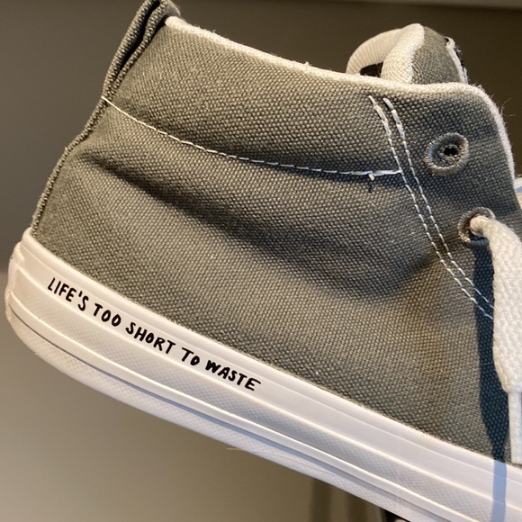 Green/ Sage Kids Converse All Star - Picture 2 of 10